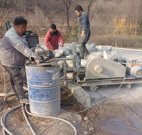 芝罘路面下沉注浆